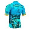 Wielershirt 2024 Astana Qazaqstan Blauw